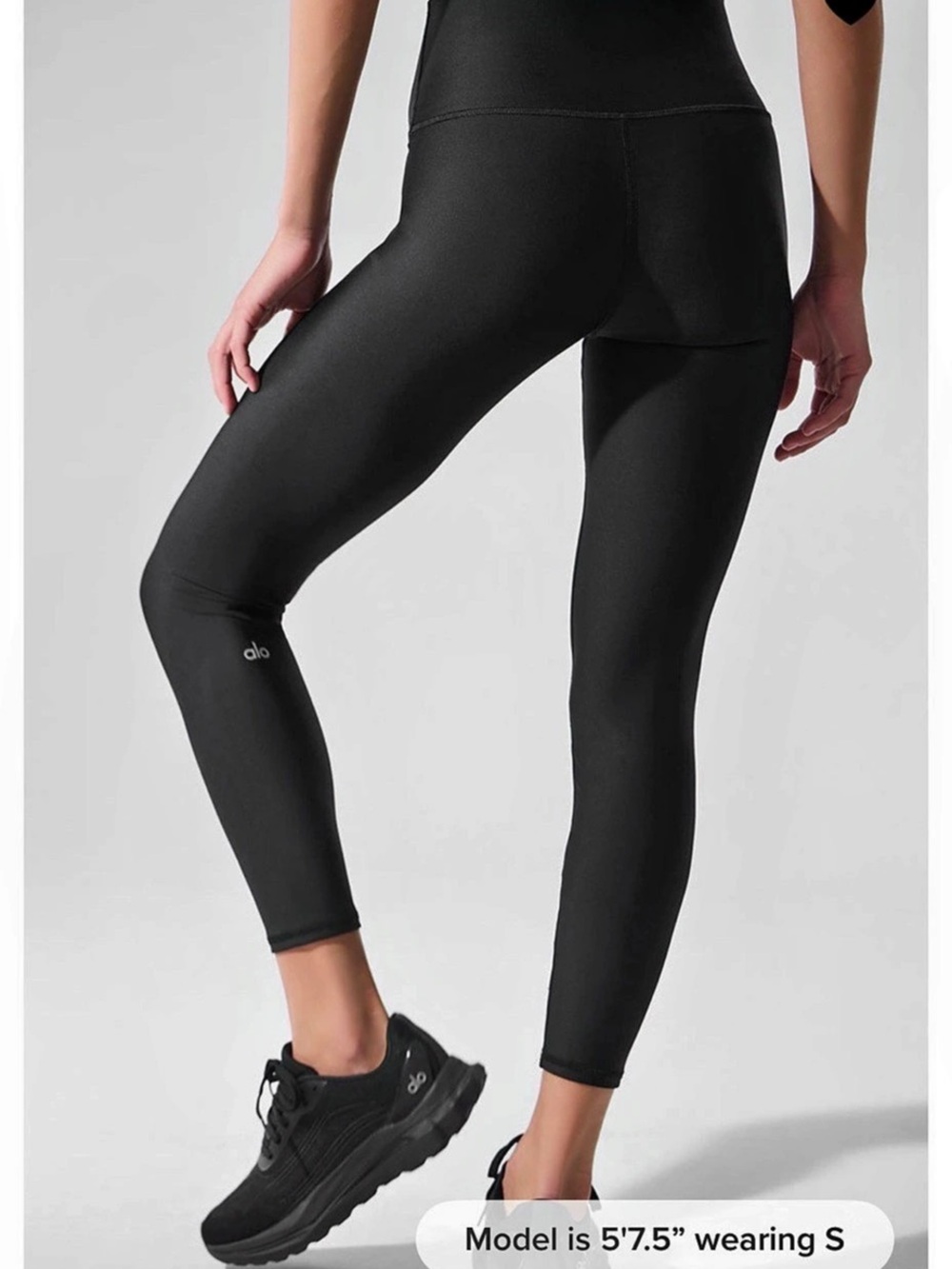 Alo Airlift High-Waist Leggings in Black Size Small Like New
